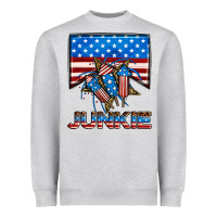 Heather Grey American junkie Heavyweight Sweatshirt - Neo Western