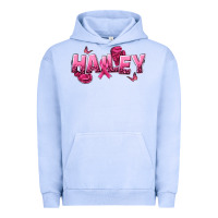 Pigment Grape Ice Personalized Pink Cancer Themed Name Urban Hoodie - NancyCooperArtShop