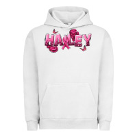 Pigment Lunar Rock Personalized Pink Cancer Themed Name Urban Hoodie - NancyCooperArtShop