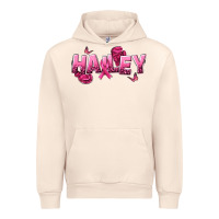 Sandshell Personalized Pink Cancer Themed Name Urban Hoodie - NancyCooperArtShop
