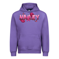Tulip Personalized Pink Cancer Themed Name Urban Hoodie - NancyCooperArtShop