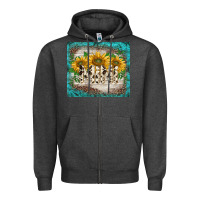 Charcoal Heather western mother's day mini tumbler Zipper Hoodie - BarkalooDesign
