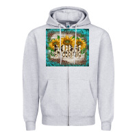 Heather Grey western mother's day mini tumbler Zipper Hoodie - BarkalooDesign