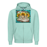 Seafoam western mother's day mini tumbler Zipper Hoodie - BarkalooDesign