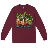 Burgundy tis the season christmas tree  cake Long Sleeve Tee - AdoDesignShop