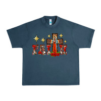 Midnight Navy faith our lady of guadalupe cross Urban Heavy Tee - BarkalooDesign