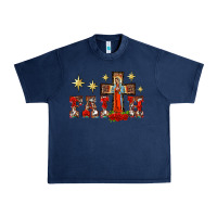 Navy faith our lady of guadalupe cross Urban Heavy Tee - BarkalooDesign