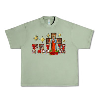 Oil Green faith our lady of guadalupe cross Urban Heavy Tee - BarkalooDesign