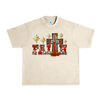 Sandshell faith our lady of guadalupe cross Urban Heavy Tee - BarkalooDesign