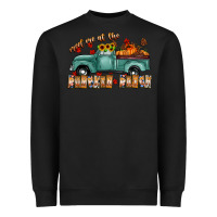 Black meet me af the pumpkin patch Heavyweight Sweatshirt - CowhideDigitalArt