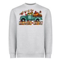 Heather Grey meet me af the pumpkin patch Heavyweight Sweatshirt - CowhideDigitalArt
