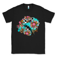 Black race sunflower patches Classic Tee - AdoDesignShop