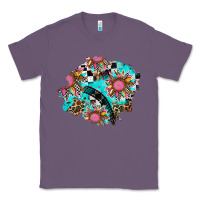 Lavender race sunflower patches Classic Tee - AdoDesignShop