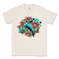 Natural race sunflower patches Classic Tee - AdoDesignShop