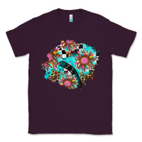 Plum race sunflower patches Classic Tee - AdoDesignShop