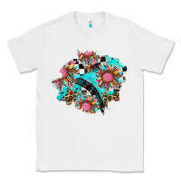 White race sunflower patches Classic Tee - AdoDesignShop