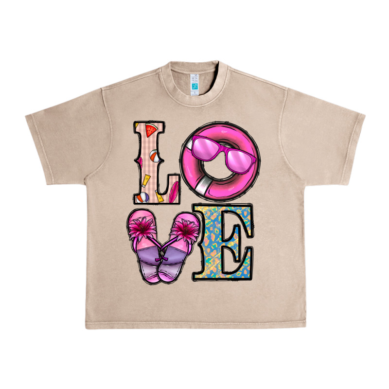 Love Summer Urban Heavy Tee by CowhideDigitalArt | Teevron