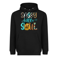 Black sassy little soul Heavyweight Hoodie - NancyCooperArtShop