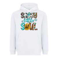 White sassy little soul Heavyweight Hoodie - NancyCooperArtShop
