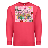 Cardinal teachers teach them love them grow Premium Sweatshirt - MaliasSmallBusiness
