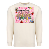 Sandshell teachers teach them love them grow Premium Sweatshirt - MaliasSmallBusiness