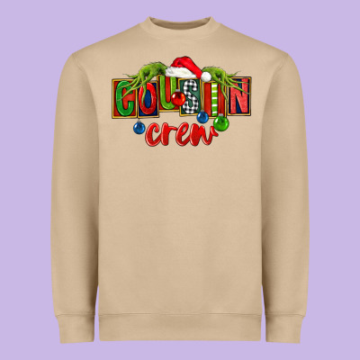 Cousin Crew Christmas Heavyweight Sweatshirt Designed By Fadigitalartstudio