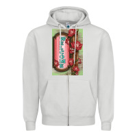Dove Grey Western Red Roses Welcome Zipper Hoodie - LillyAllenDesigns