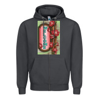 Smoke Western Red Roses Welcome Zipper Hoodie - LillyAllenDesigns