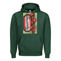 Sports Green Western Red Roses Welcome Zipper Hoodie - LillyAllenDesigns