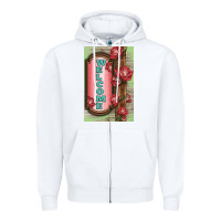 White Western Red Roses Welcome Zipper Hoodie - LillyAllenDesigns
