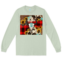 Matcha bullskull Sunflower Long Sleeve Tee - JahusDesignShop