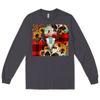 Smoke bullskull Sunflower Long Sleeve Tee - JahusDesignShop
