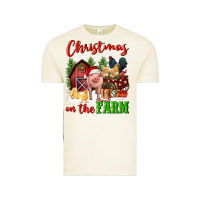 Vintage Arctic christmas on the farm Vintage Tee - FaDigitalArtStudio