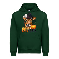 Forest Green Boo Heifer Cow with Halloween Urban Hoodie - texasbilliewilder