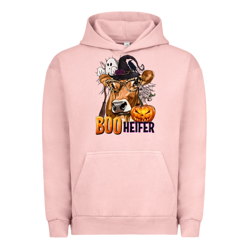 Boo Heifer Cow With Halloween Urban Hoodie by texasbilliewilder | Teevron