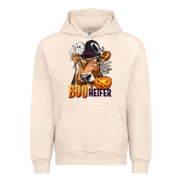 Sandshell Boo Heifer Cow with Halloween Urban Hoodie - texasbilliewilder