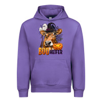 Tulip Boo Heifer Cow with Halloween Urban Hoodie - texasbilliewilder
