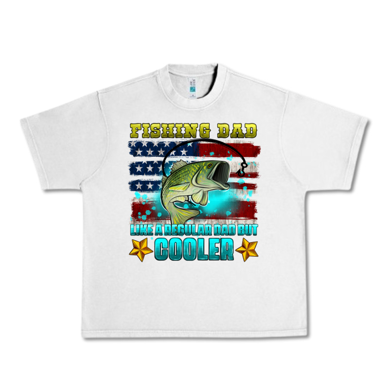 Fishing Dad Like A Regular Dad But Cooler Urban Heavy Tee by HRA Design Shop | Teevron