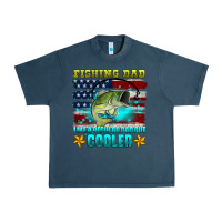 Midnight Navy fishing dad like a regular dad but cooler Urban Heavy Tee - HRA Design Shop