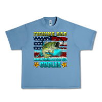 Pebble Blue fishing dad like a regular dad but cooler Urban Heavy Tee - HRA Design Shop