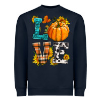 Navy love pumpkin Heavyweight Sweatshirt - HRA Design Shop