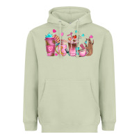 Matcha nail tech coffee cups Heavyweight Hoodie - NancyCooperArtShop