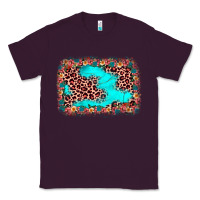Plum easter Leopard turquoise background Classic Tee - JahusDesignShop