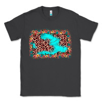 Smoke easter Leopard turquoise background Classic Tee - JahusDesignShop