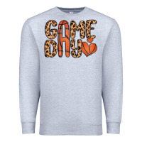 Heather Grey game day basketball Premium Sweatshirt - MaliasSmallBusiness