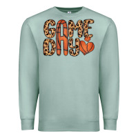 Seafoam game day basketball Premium Sweatshirt - MaliasSmallBusiness