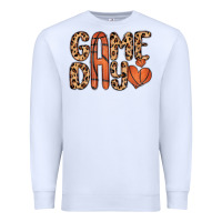 White game day basketball Premium Sweatshirt - MaliasSmallBusiness