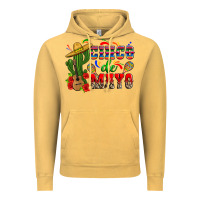 Vintage Mustard cinco de mayo cactus Vintage Hoodie - Zillion Design Studio
