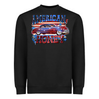 Black American honey 4th of july Heavyweight Sweatshirt - CowGirlArtShop