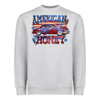American Honey 4th Of July Heavyweight Sweatshirt | Teevron